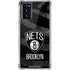 NBA Brooklyn Nets Black Animal Print Galaxy Note20 5G Clear Case