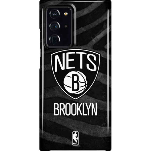 NBA Brooklyn Nets Black Animal Print Galaxy Note20 Ultra 5G Lite Case