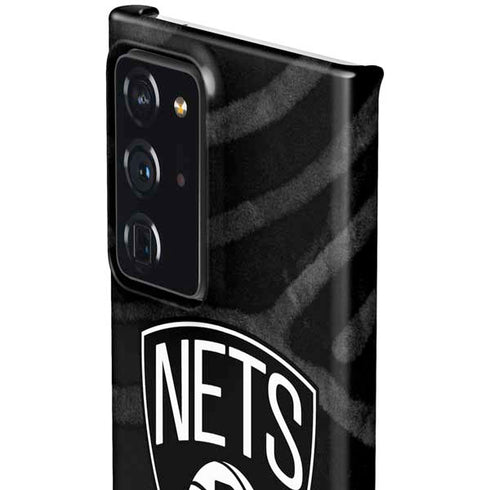 NBA Brooklyn Nets Black Animal Print Galaxy Note20 Ultra 5G Lite Case