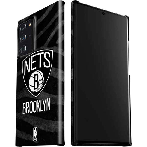 NBA Brooklyn Nets Black Animal Print Galaxy Note20 Ultra 5G Lite Case