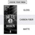 NBA Brooklyn Nets Black Animal Print Galaxy Note20 Ultra 5G Skin