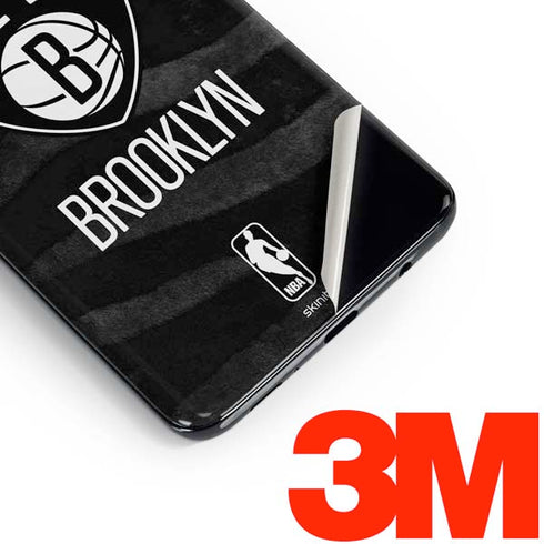 NBA Brooklyn Nets Black Animal Print Galaxy S10e Skin