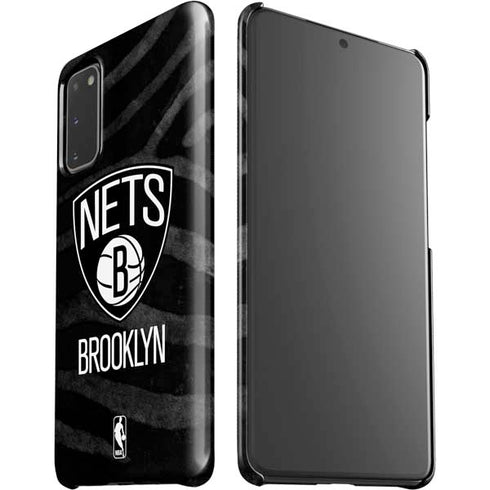 NBA Brooklyn Nets Black Animal Print Galaxy S20 Lite Case
