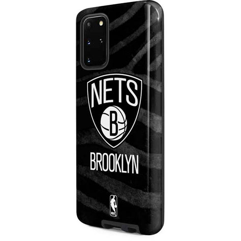NBA Brooklyn Nets Black Animal Print Galaxy S20 Plus Pro Case