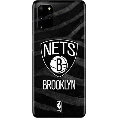 NBA Brooklyn Nets Black Animal Print Galaxy S20 Plus Skin