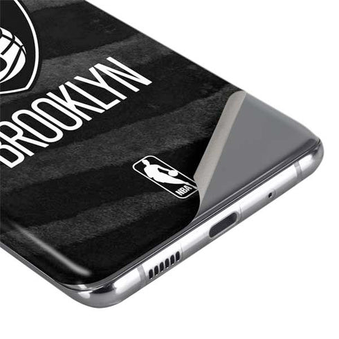 NBA Brooklyn Nets Black Animal Print Galaxy S20 Plus Skin