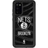 NBA Brooklyn Nets Black Animal Print Galaxy S20 Waterproof Case