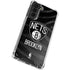 NBA Brooklyn Nets Black Animal Print Galaxy S21 Plus 5G Clear Case
