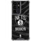 NBA Brooklyn Nets Black Animal Print Galaxy S21 Ultra 5G Clear Case