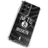 NBA Brooklyn Nets Black Animal Print Galaxy S21 Ultra 5G Clear Case