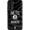 NBA Brooklyn Nets Black Animal Print Galaxy S22 Pro Case
