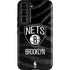 NBA Brooklyn Nets Black Animal Print Galaxy S22 Pro Case