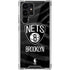 NBA Brooklyn Nets Black Animal Print Galaxy S22 Ultra Clear Case