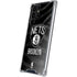 NBA Brooklyn Nets Black Animal Print Galaxy S22 Ultra Clear Case