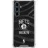 NBA Brooklyn Nets Black Animal Print Galaxy S23 FE Clear Case