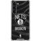NBA Brooklyn Nets Black Animal Print Galaxy S23 Plus Clear Case
