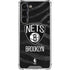 NBA Brooklyn Nets Black Animal Print Galaxy S23 Plus Clear Case