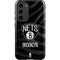 NBA Brooklyn Nets Black Animal Print Galaxy S23 Plus Pro Case