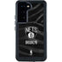 NBA Brooklyn Nets Black Animal Print Galaxy S23 Waterproof Case