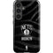 NBA Brooklyn Nets Black Animal Print Galaxy S24 Impact Case