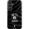 NBA Brooklyn Nets Black Animal Print Galaxy S24 Plus Impact Case
