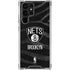 NBA Brooklyn Nets Black Animal Print Galaxy S24 Ultra Clear Case