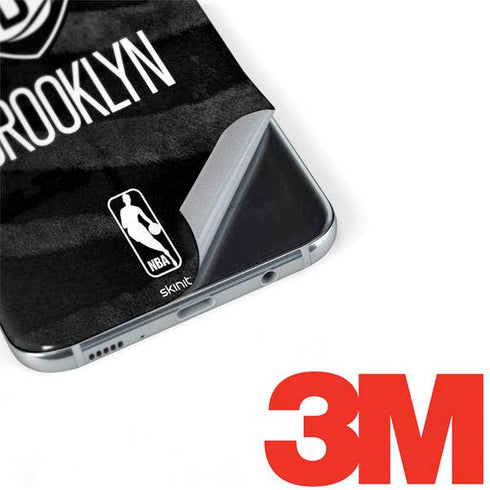 NBA Brooklyn Nets Black Animal Print Galaxy S8 Skin