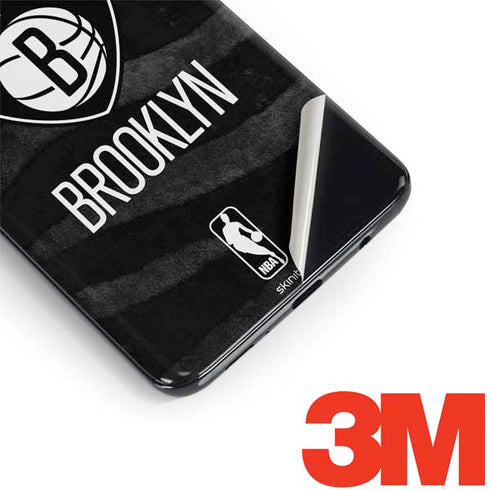 NBA Brooklyn Nets Black Animal Print Galaxy S9 Skin