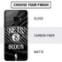 NBA Brooklyn Nets Black Animal Print Galaxy S9 Skin