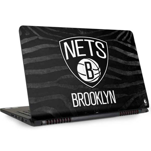 NBA Brooklyn Nets Black Animal Print Dell Inspiron Skin