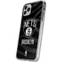 NBA Brooklyn Nets Black Animal Print iPhone 11 Pro Clear Case