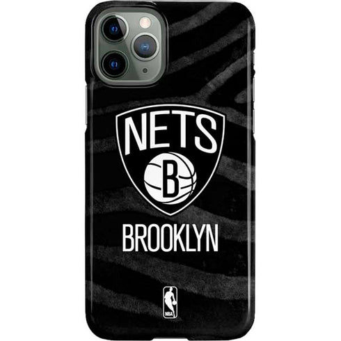 NBA Brooklyn Nets Black Animal Print iPhone 11 Pro Lite Case