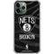 NBA Brooklyn Nets Black Animal Print iPhone 11 Pro Max Clear Case
