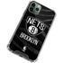 NBA Brooklyn Nets Black Animal Print iPhone 11 Pro Max Clear Case