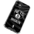NBA Brooklyn Nets Black Animal Print iPhone 12 Clear Case