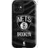NBA Brooklyn Nets Black Animal Print iPhone 12 Impact Case