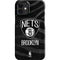 NBA Brooklyn Nets Black Animal Print iPhone 12 Mini Lite Case