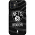 NBA Brooklyn Nets Black Animal Print iPhone 12 Mini Lite Case