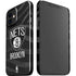 NBA Brooklyn Nets Black Animal Print iPhone 12 Mini Lite Case