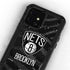 NBA Brooklyn Nets Black Animal Print iPhone 12 Mini Waterproof Case