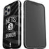 NBA Brooklyn Nets Black Animal Print iPhone 12 Pro Max Impact Case