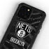 NBA Brooklyn Nets Black Animal Print iPhone 12 Pro Waterproof Case