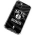 NBA Brooklyn Nets Black Animal Print iPhone 13 Mini Clear Case