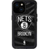 NBA Brooklyn Nets Black Animal Print iPhone 13 Mini Waterproof Case