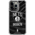 NBA Brooklyn Nets Black Animal Print iPhone 13 Pro Clear Case