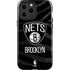 NBA Brooklyn Nets Black Animal Print iPhone 13 Pro Max Impact Case