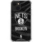 NBA Brooklyn Nets Black Animal Print iPhone 14 Clear Case