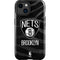 NBA Brooklyn Nets Black Animal Print iPhone 14 Plus Impact Case