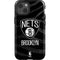 NBA Brooklyn Nets Black Animal Print iPhone 14 Impact Case