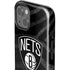NBA Brooklyn Nets Black Animal Print iPhone 15 Impact Case